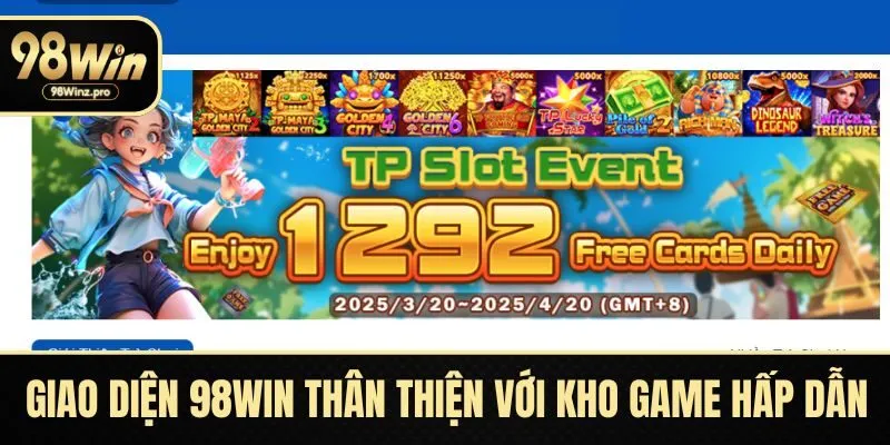 Giao diện thân thiện với kho game hấp dẫn